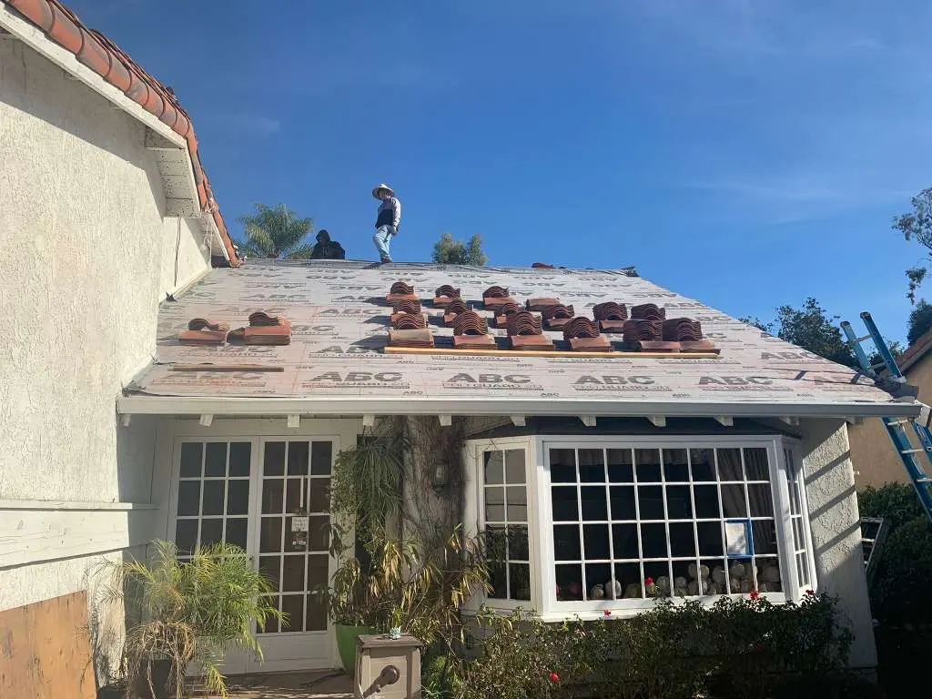 damaged shingles repair close up