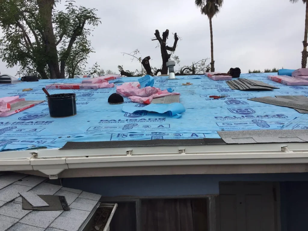 storm damage roof repair 