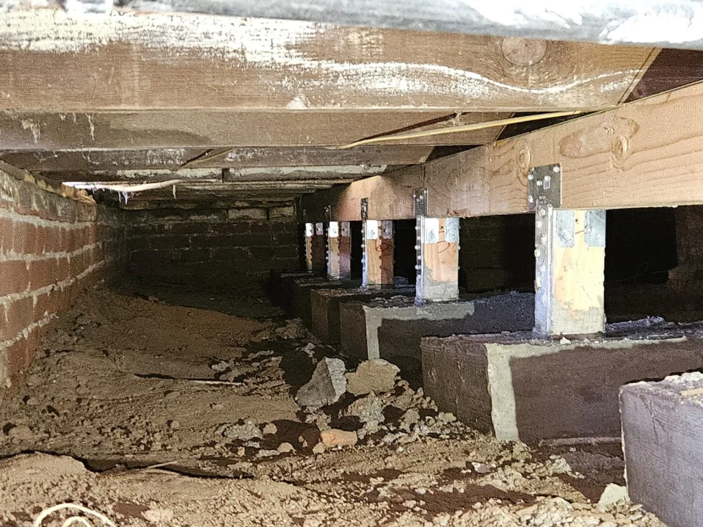 foundation crack repair on residential slab Southern California