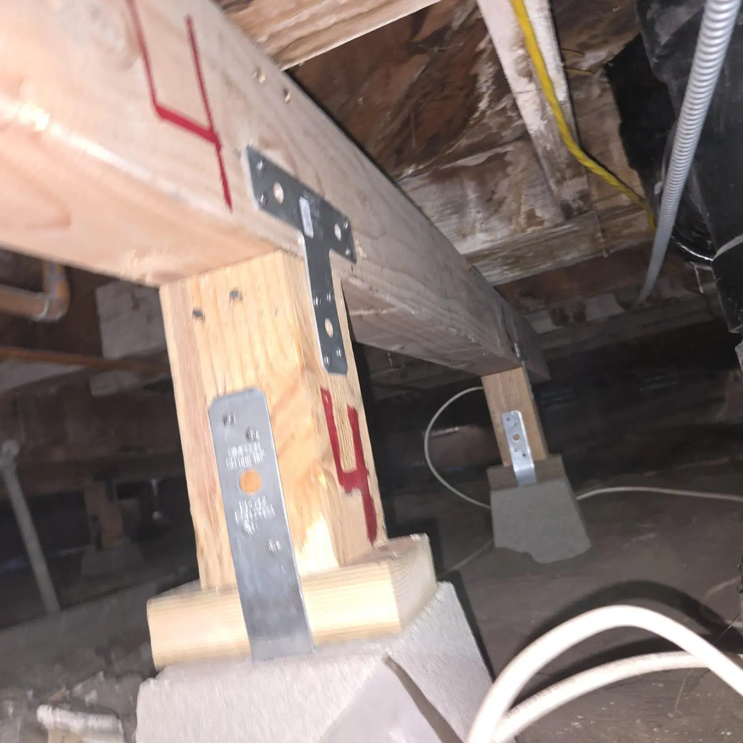 crawl space framing repair floor joist Southern California licensed contractor