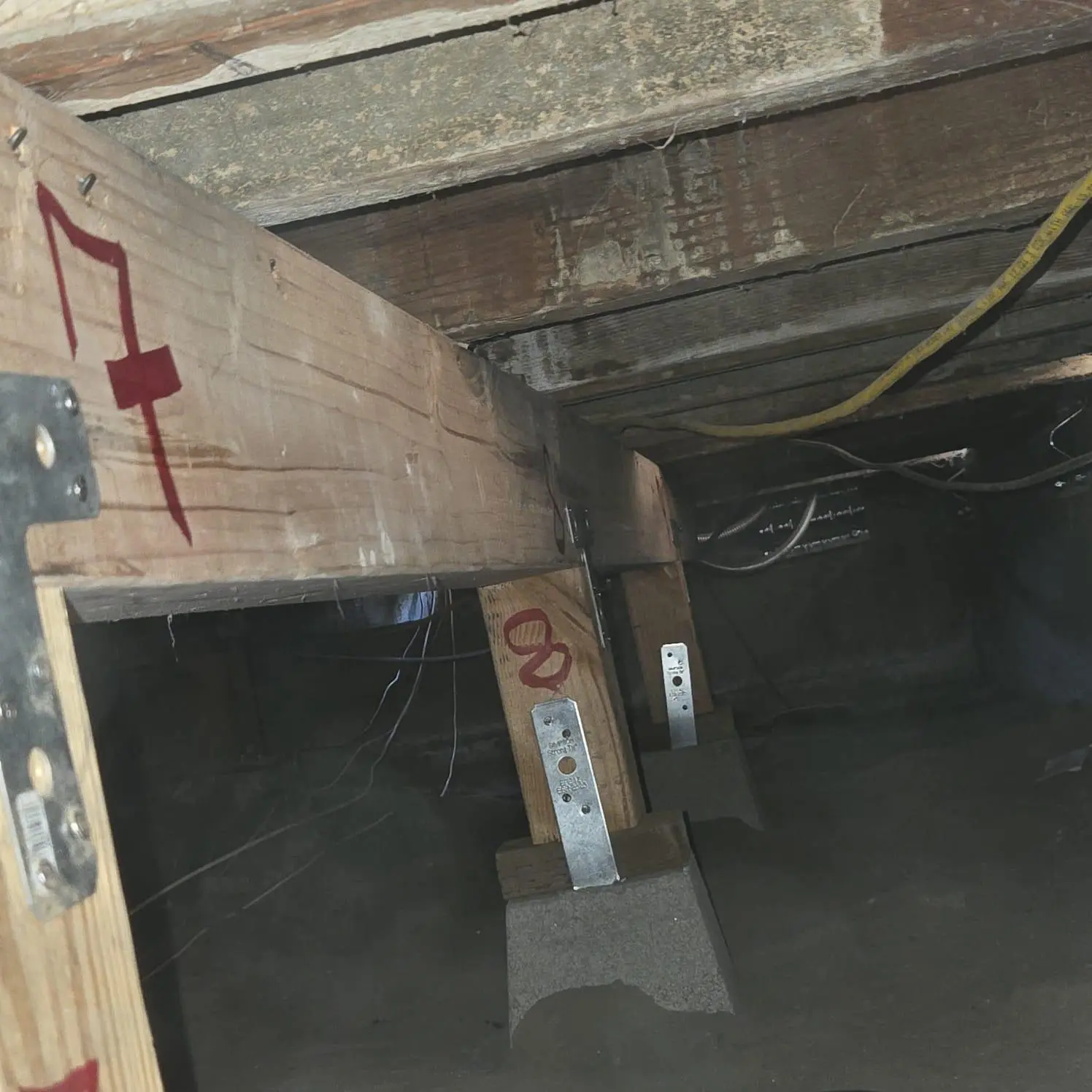 crawl space foundation bolting older home Los Angeles